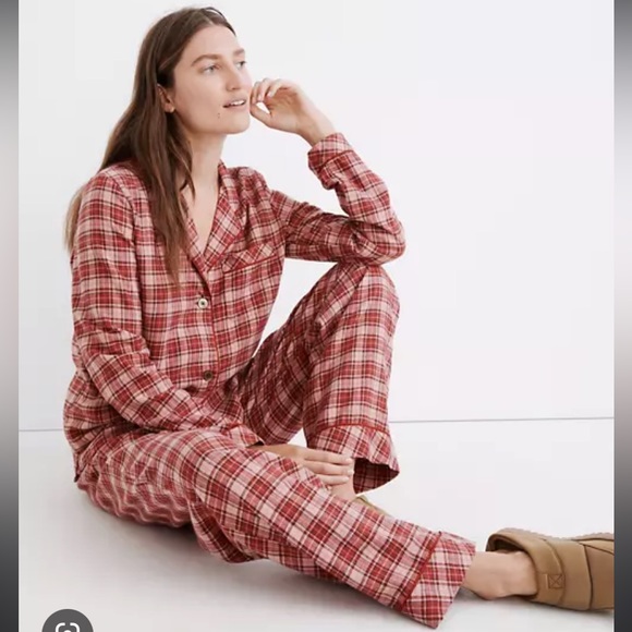 NWOT Madewell flannel bedtime pajamas - Picture 1 of 2